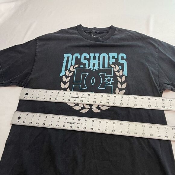 DC Shoes Skate Skateboarding VTG Black T-Shirt Size XL RARE - Picture 4 of 5